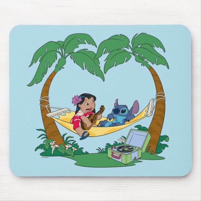 Lilo & Stitch Hammock Mouse Pad (Front)