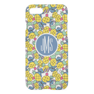 Lilo & Stitch   Monogram Pineapple Pattern 2 iPhone SE/8/7 Case