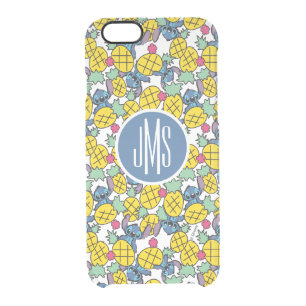 Lilo & Stitch   Monogram Pineapple Pattern 2 Clear iPhone 6/6S Case