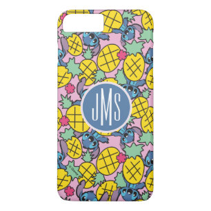 Lilo & Stitch   Monogram Pineapple Pattern iPhone 8 Plus/7 Plus Case