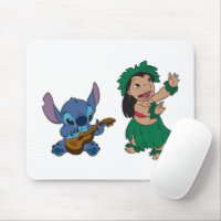 Lilo & Stitch's Pleakley and Jumba Mouse Pad