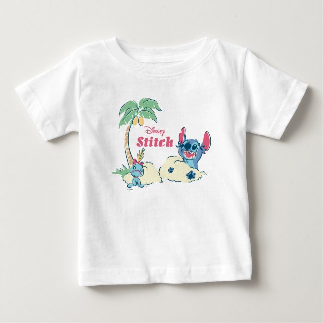 Lilo & Stitch | Ohana Means Family Baby T-Shirt (Front)