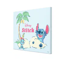 Stitch & Scrump (Lilo & Stitch) Disney Watercolor Art Print