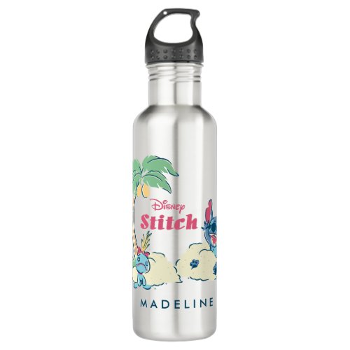 Lilo  Stitch  Ohana Means Family Stainless Steel Water Bottle