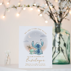 Lilo & Stitch   Over the Moon - Boy Baby Shower Foam Board