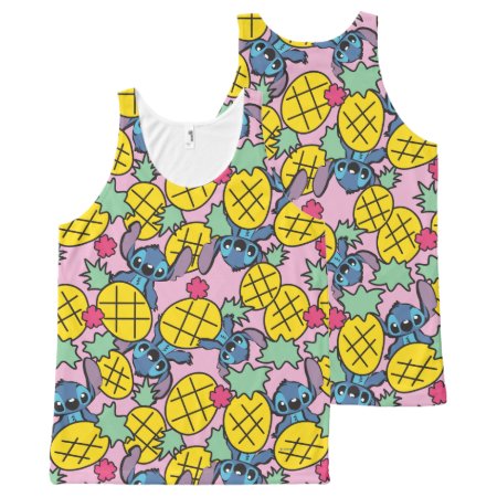 Lilo & Stitch | Pineapple Pattern All-over-print Tank Top