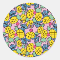 Lilo & Stitch Pineapple Pattern Sticker for Sale by ThompsonBeauty