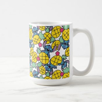 Lilo & Stitch | Pineapple Pattern Coffee Mug by LiloAndStitch at Zazzle