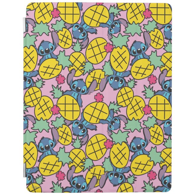 Lilo & Stitch | Pineapple Pattern iPad Smart Cover (Front)