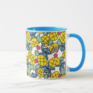 Lilo & Stitch Pineapple Pattern Mug