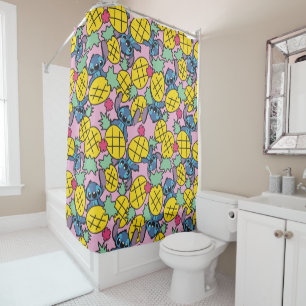 Lilo & Stitch   Pineapple Pattern Shower Curtain