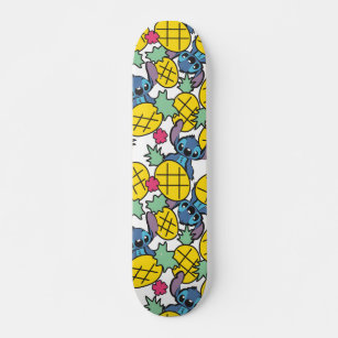 Lilo & Stitch   Pineapple Pattern Skateboard Deck