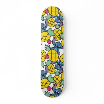 Lilo & Stitch | Pineapple Pattern Skateboard Deck