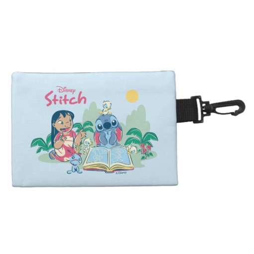 Lilo & Stitch Reading the Ugly Duckling Accessory Bag Zazzle