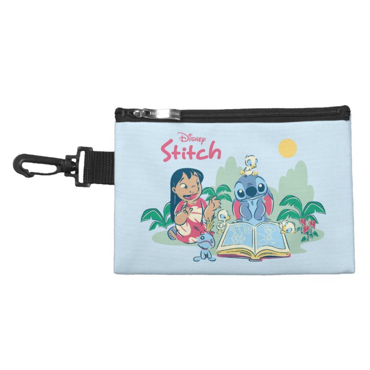 Lilo & Stitch Reading the Ugly Duckling Accessory Bag Zazzle