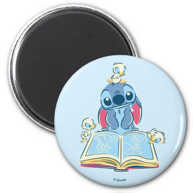 stitch reading ugly duckling