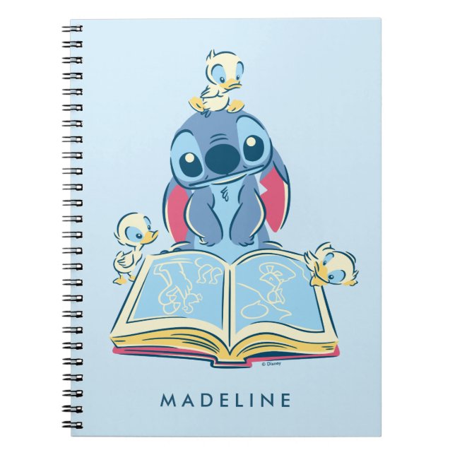 Lilo & Stitch | Reading the Ugly Duckling Notebook (Front)