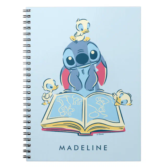 Lilo & Stitch | Reading the Ugly Duckling Notebook | Zazzle Lilo & Stitch | Reading the Ugly Duckling Notebook | Zazzle