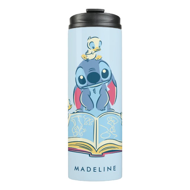 Lilo & Stitch | Reading the Ugly Duckling Thermal Tumbler (Front)