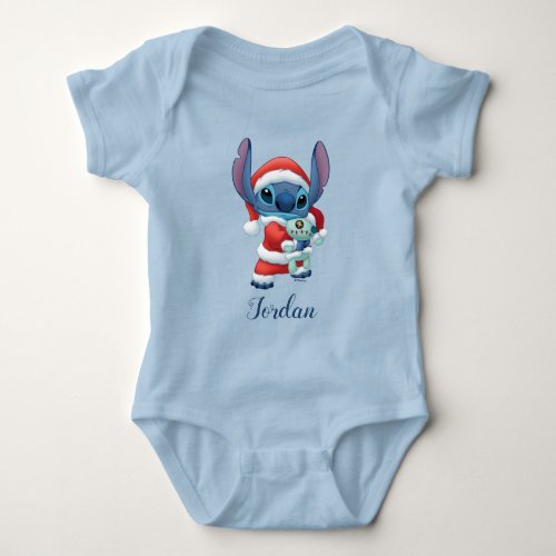 Lilo  Stitch  Santa Claus Stitch Baby Bodysuit