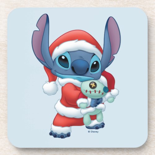 Lilo  Stitch  Santa Claus Stitch Beverage Coaster