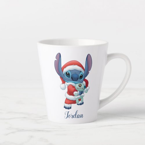 Lilo  Stitch  Santa Claus Stitch Latte Mug