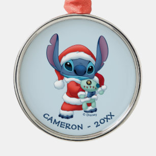 Lilo & Stitch   Santa Claus Stitch Metal Ornament