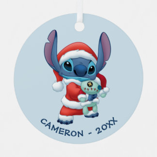 Lilo & Stitch | Santa Claus Stitch Metal Ornament