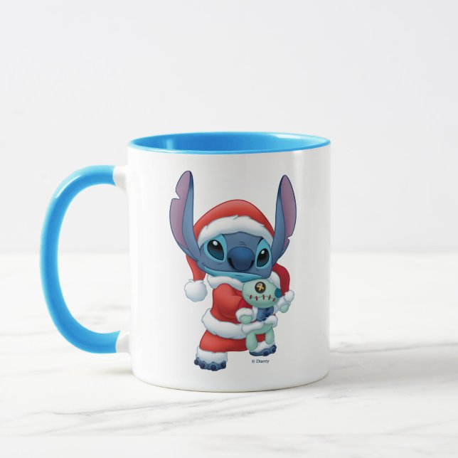 Lilo & Stitch | Santa Claus Stitch Mug (Left)