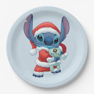 Lilo & Stitch   Santa Claus Stitch Paper Plates