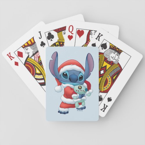 Lilo & Stitch | Santa Claus Stitch Poker Cards