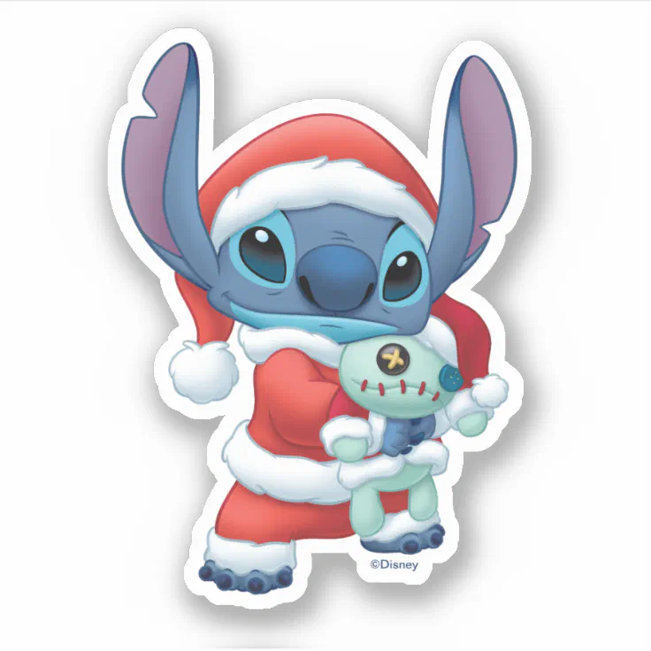 Lilo & Stitch | Santa Claus Stitch Sticker | Zazzle Lilo & Stitch | Santa Claus Stitch Sticker | Zazzle