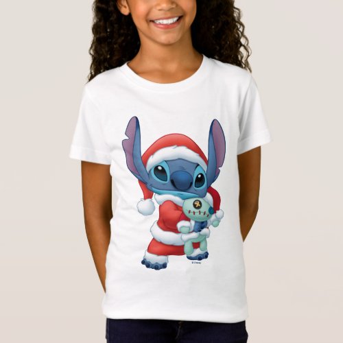 Lilo  Stitch  Santa Claus Stitch T_Shirt