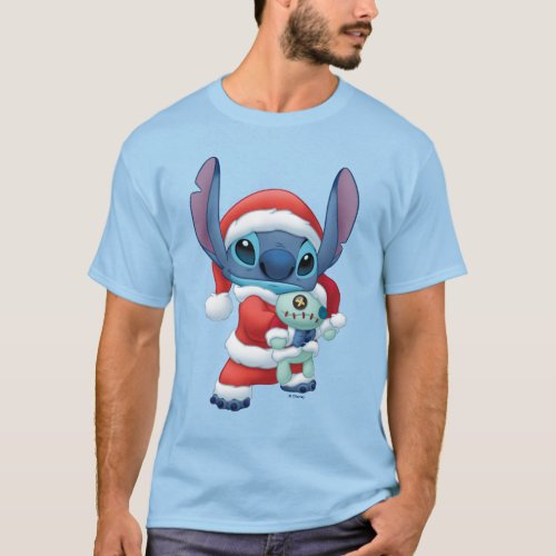 Lilo  Stitch  Santa Claus Stitch T_Shirt