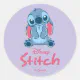 Lilo & Stitch: Stitch Classic Round Sticker | Zazzle
