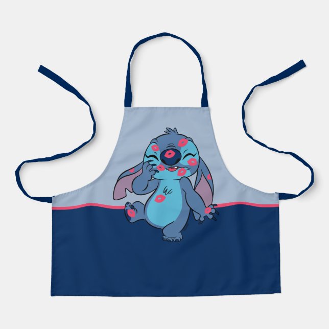 Lilo & Stitch | Stitch Covered in Kisses Apron (Front)