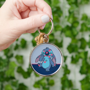 Lilo & Stitch   Stitch Covered in Kisses Keychain