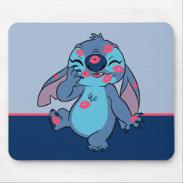 Lilo &amp; Stitch | Stitch Covered in Kisses Mouse Pad