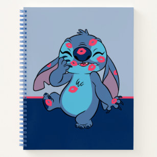 COFFRET - DISNEY, Stitch - Notebook A5 + Stylo Azul • POP'IZ