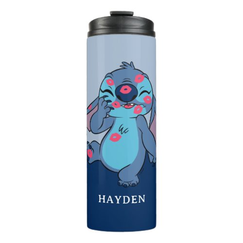 Lilo  Stitch  Stitch Covered in Kisses Thermal Tumbler