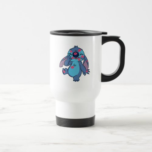 Lilo  Stitch  Stitch Covered in Kisses Travel Mug