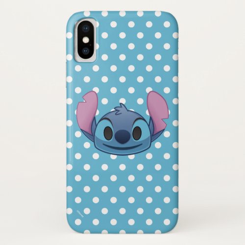Lilo  Stitch  Stitch Emoji iPhone X Case