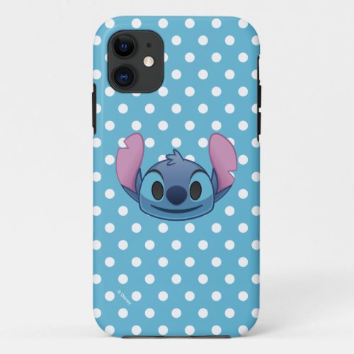 Lilo  Stitch  Stitch Emoji iPhone 11 Case