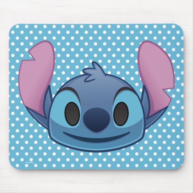 Lilo & Stitch | Stitch Emoji Mouse Pad (Front)