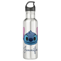 Lilo & Stitch | Stitch Emoji Stainless Steel Water Bottle