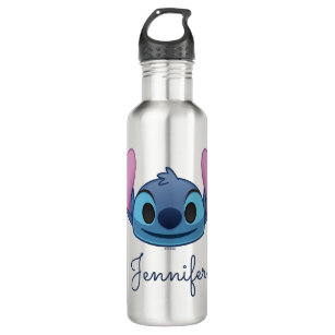 Lilo & Stitch   Stitch Emoji Stainless Steel Water Bottle