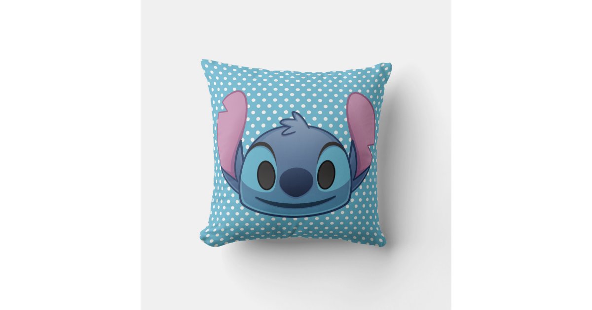 stitch emoji pillow