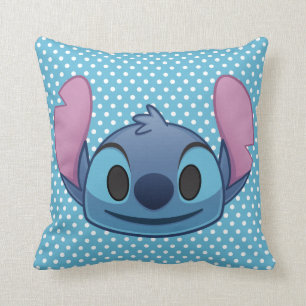 Lilo & Stitch Stitch Emoji Throw Pillow