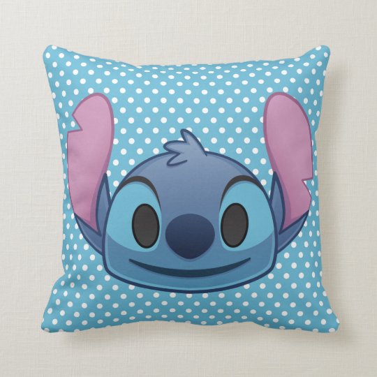 stitch emoji pillow