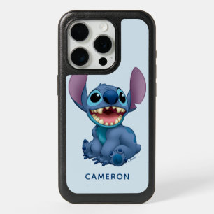 Lilo & Stitch   Stitch Excited - Add Your Name iPhone 15 Pro Case